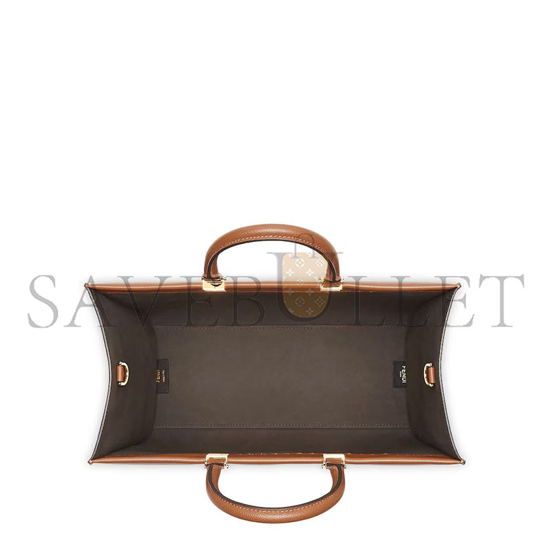 FENDI SUNSHINE MEDIUM LEATHER BROWN 8BH386AQF5F1NX9 (35*31*17cm) FENDI SUNSHINE MEDIUM LEATHER BROWN 8BH386AQF5F1NX9 (35*31*17cm)